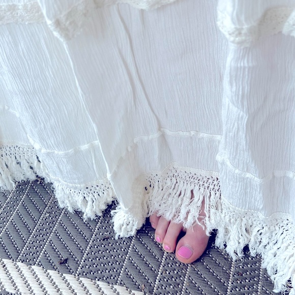 Z&L Europe tiered boho summer maxi dress. Size medium - Picture 9 of 16